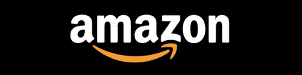 White Amazon Logo on Black background. Image is a link to purchase on Amazon.