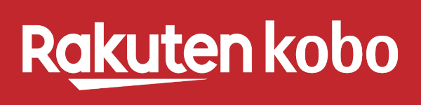 Red Background with Rakuten Kobo logo in white. Image is a link to purchase.